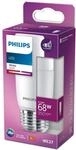 Philips LED E27 Lampe, 68W, Stabform, matt, neutralwei&szlig;