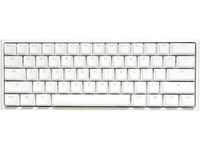 Ducky One 2 Pro Mini White Edition Gaming Tastatur, RGB LED - Kailh Red (US)