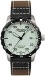 Analoge Armbanduhr MID-34104, braun, Band