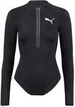 PUMA Damen Puma dames lagarm overpak Long sleeve surf suit, Schwarz, L EU