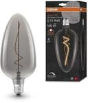 Osram Lamps Vintage 1906 LED-Lampe Smoke-T&ouml;nung,4W,140lm,leicht eif&ouml;rmiges Design