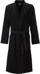 Egeria Adam black Herren Kimono Bademantel XL 100% Baumwolle