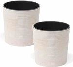 Siena Garden Eco Lens 2er Set 30 cm wei&szlig;