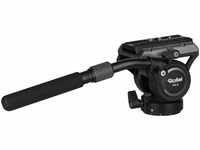 Rollei VH-6 Fluid-Videokopf, Videoneiger für Camcorder und DSLR-Kameras, für