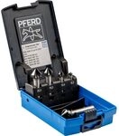 PFERD TOOLS HSS Kegel-/Entgratsenker-Set, 5-tlg. | 90&deg;, &Oslash; 6,3-25,0 mm, DIN 335 C,