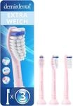 3er demirdental Aufs&auml;tze Extra Soft passend f&uuml;r Philips Sonicare Ersatzb&uuml;rsten,