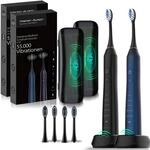 Tristan Auron Schallzahnb&uuml;rste Doppelpack 55000 VPM + UV Case - 60 Tage Akku - 5
