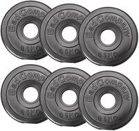 Bad Company Hantelscheiben 30/31 mm Kunststoff Paarweise (1-30 kg) oder als Set (3-90