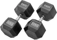 Bad Company I Kurzhanteln gummiert f&uuml;r Aerobic, Gymnastik und Fitness 100 Kg
