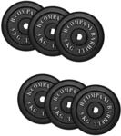 Bad Company I Hantelscheiben aus Gusseisen I Hantel Gewichte I 30 Kg (6 x 5,0 Kg),