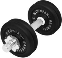 Guss Kurzhantel-Set 12,5Kg (1 x Kurzhantelstange 35cm und 4x2,5Kg Hantelscheiben)