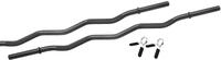 Bad Company SZ-Hantelstange 120 cm inkl. Federverschl&uuml;ssen 30/31 mm Black