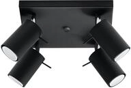 SOLLUX lighting Deckenlampe Deckenleuchte Deckenstrahler Stahl 4 Flammig...