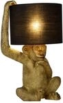 LUCIDE EXTRAVAGANZA CHIMP - Tischlampe - &Oslash; 30 cm - 1xE14 - Schwarz
