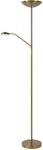 LUCIDE ZENITH - Stehlampe Mit Leselampe - LED Dim. - 3000K - Mattes Gold/Messing