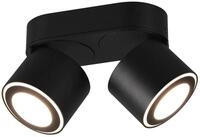 Trio Leuchten LED Deckeneinbau u. Aufbauleuchte Taurus 652910232, Metall Schwarz
