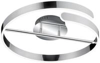 Reality Leuchten LED Deckenleuchte Parma R67071106, Metall Chrom, inkl. 37 Watt LED,
