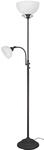 Reality Leuchten Stehleuchte Country R46322024, Metall rostfarbig, Glas