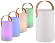 meineWunschleuchte 2er SET - Wiederaufladbare Akku Tischleuchten mit RGB...
