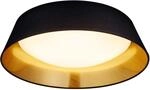 Reality Leuchten LED Deckenleuchte Ponts R62871879, Acryl wei&szlig;, Stoffschirm