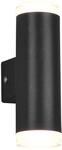 Trio Leuchten LED Bad Wandleuchte Ray 283110232, Kunststoff Schwarz matt, inklusiv 4