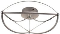 Trio Leuchten LED Deckenleuchte Charivari 621290107, Metall Nickel matt, inkl. 42