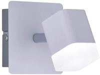 Reality Leuchten LED Wandspot Roubaix R82151131, Metall, Wei&szlig; matt, Acryl wei&szlig;, 4