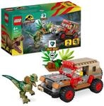LEGO 76958 Jurassic Park Hinterhalt des Dilophosaurus, Dinosaurier Spielzeug Set mit