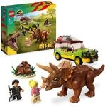 LEGO 76959 Jurassic Park Triceratops-Forschung, Dinosaurier Spielzeug mit Figur...