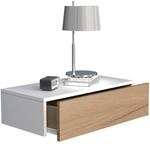VCM Nachtschrank | Wandschublade | Wandboard | Nachttisch | Ma&szlig;e ca H. 15 x B....