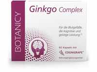 BOTANICY Ginkgo Complex mit Cognigrape - Ginkgo Biloba Extrakt, unterstützt