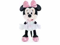 Simba 6315870396 - Disney 100 Jahre, Sparkly Minnie Mouse, 25cm Plüschtier, Micky