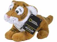 Simba 6315870104 - Disney National Geographic Bengal-Tiger, 25cm Plüschtier, für