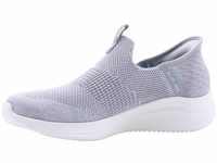 Skechers Damen Ultra Flex 3.0 Smooth Step Sneakers,Sports Shoes, Light Grey