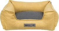 TRIXIE Hundebett Talis 60 &times; 50 cm in gelb/dunkelgrau - elegantes Hundebett aus