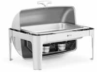 Royal Catering RCCD-RT4_9L Chafing Dish GN 1/1 8,5 L 2 Brennstoffzellen Rolltop