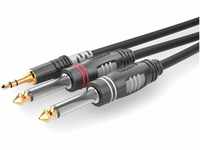 Sommer Cable HBA-3S62-0150 Audio-Klinkenstecker [1 x 3,5-mm-Klinkenstecker –...