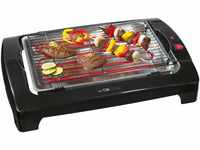 Clatronic® Barbecue-Tischgrill | ideal für Balkon & Küche | Tischgrill elektrisch