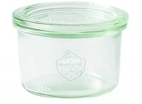 Weck Sturzglas 200 ml (Hochwertiges Einweck, Einmach Glas mit Glasdeckel; zum