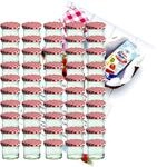 MamboCat 50er Set Sturzglas 125 ml Marmeladenglas Einmachglas Einweckglas to 66...