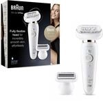 Braun Silk-&eacute;pil 9 Flex Epilierer Damen / Haarentferner, 5 Aufs&auml;tze, Tasche, mit