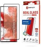 Displex Full Cover Schutzglas (10H) + Schutzh&uuml;lle f&uuml;r Samsung Galaxy S23 Ultra,