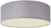 Smartwares Deckenleuchte mit LED, Stoff grau/Abdeckung satiniert, &Oslash; 30 cm, CEILING