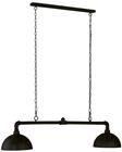 Fischer & Honsel | Pendelleuchte, Leitung | sandschwarz| Metallschirm sandschwarz