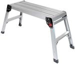 G&uuml;de Alu Arbeitsplattform, Arbeitstritt, Trittleiter, Trittbank GAAP 760, bis 150