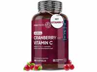 Cranberry Extrakt mit Vitamin C - Entspricht ca. 50.000mg Preiselbeeren (50:1)...