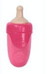 BABY born 832509 Bottle with Cap 3 Assorted Puppe Trinkflasche 3 sort. 43cm, Multi, 1