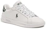 Polo Ralph Lauren Heritage Court Herren Turnschuhe, Wei&szlig;, wei&szlig;, 39 1/3 EU