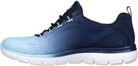 Skechers Damen Summits Bright Charmer Turnschuhe, Navy & Light Blue Mesh/Trim, 35 EU
