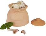 MamboCat Knoblauchtopf Terracotta Topf mit Deckel I Lustige Vorratsdose